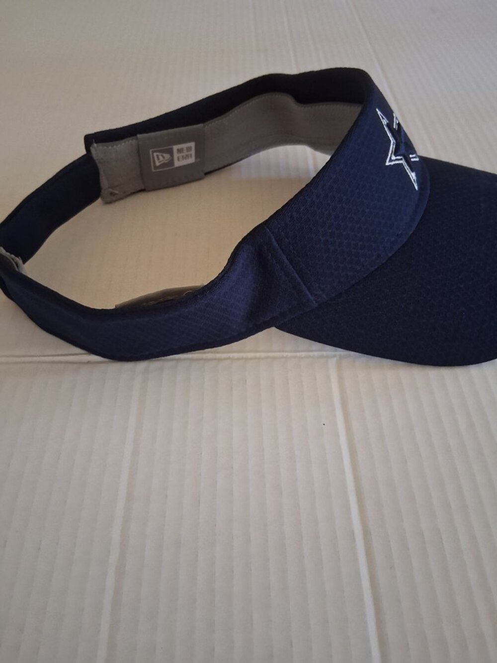 Dallas Cowboys New Era NFL Visor Navy Blue Adjustable - Picture 4 of 8